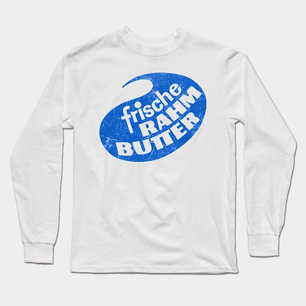 Frische Rahmbutter DDR Retro Aesthetic Long Sleeve T-Shirt by CultOfRomance